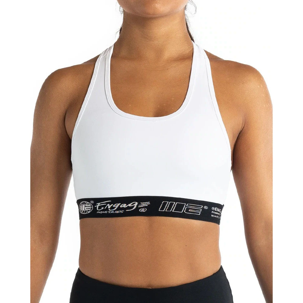 Engage Womens White Sports Bra 3 Engage Womens White Sports Bra