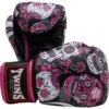 Twins Skull Tattoo Pink Boxing Gloves 1 Twins Skull Tattoo Pink Boxing Gloves -Boxing Gear Shop FBGVL3 53 PNK c
