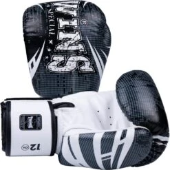 Twins Logo White/Black Boxing Gloves 13 Twins Logo White/Black Boxing Gloves -Boxing Gear Shop FBGVL3 TW5WH c 2