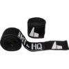 FightHQ Logo Black Hand Wraps 2 FightHQ Logo Black Hand Wraps -Boxing Gear Shop FHQ BLK HW