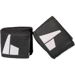 FightHQ Logo Black Hand Wraps -Boxing Gear Shop FHQ BLK HW 3