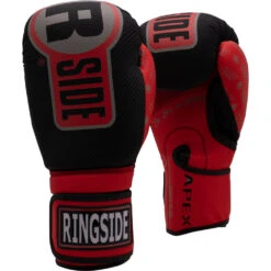 Ringside Apex Black/Red Bag Gloves