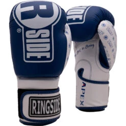 Ringside Apex Blue/White Bag Gloves