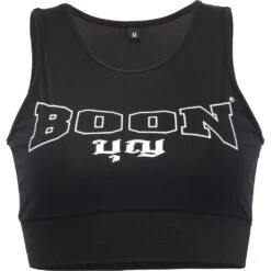Boon Black Crop Top