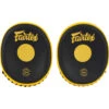 Fairtex Micro Black/Gold Focus Mitts 2 Fairtex Micro Black/Gold Focus Mitts -Boxing Gear Shop FX FMV15 GLD