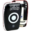 Fairtex Small Curved Black/White Thai Pads -Boxing Gear Shop FX KPLC1