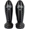 Fairtex SP5 Competition Black Shin Guards -Boxing Gear Shop FX SP5 BLK11 c