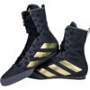 Adidas Box Hog 4 Black/Gold Boxing Shoes -Boxing Gear Shop GZ6116 BLKGLD c