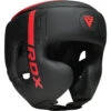 RDX F6 Kara Matte Red Head Gear 1 RDX F6 Kara Matte Red Head Gear -Boxing Gear Shop HGR F6MRED c