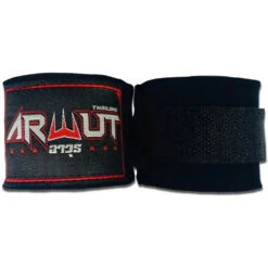 Arwut Fight Gear 4.5m Black Hand Wraps