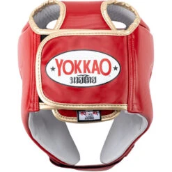 Yokkao Red Competition Head Gear 11 Yokkao Red Competition Head Gear -Boxing Gear Shop HYGC 1 2 c 4