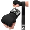 RDX Elasticised Black Quick Wraps -Boxing Gear Shop HYP ISB c