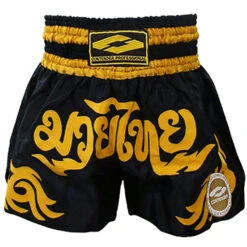 Contender K-7 Black/Yellow Muay Thai Shorts