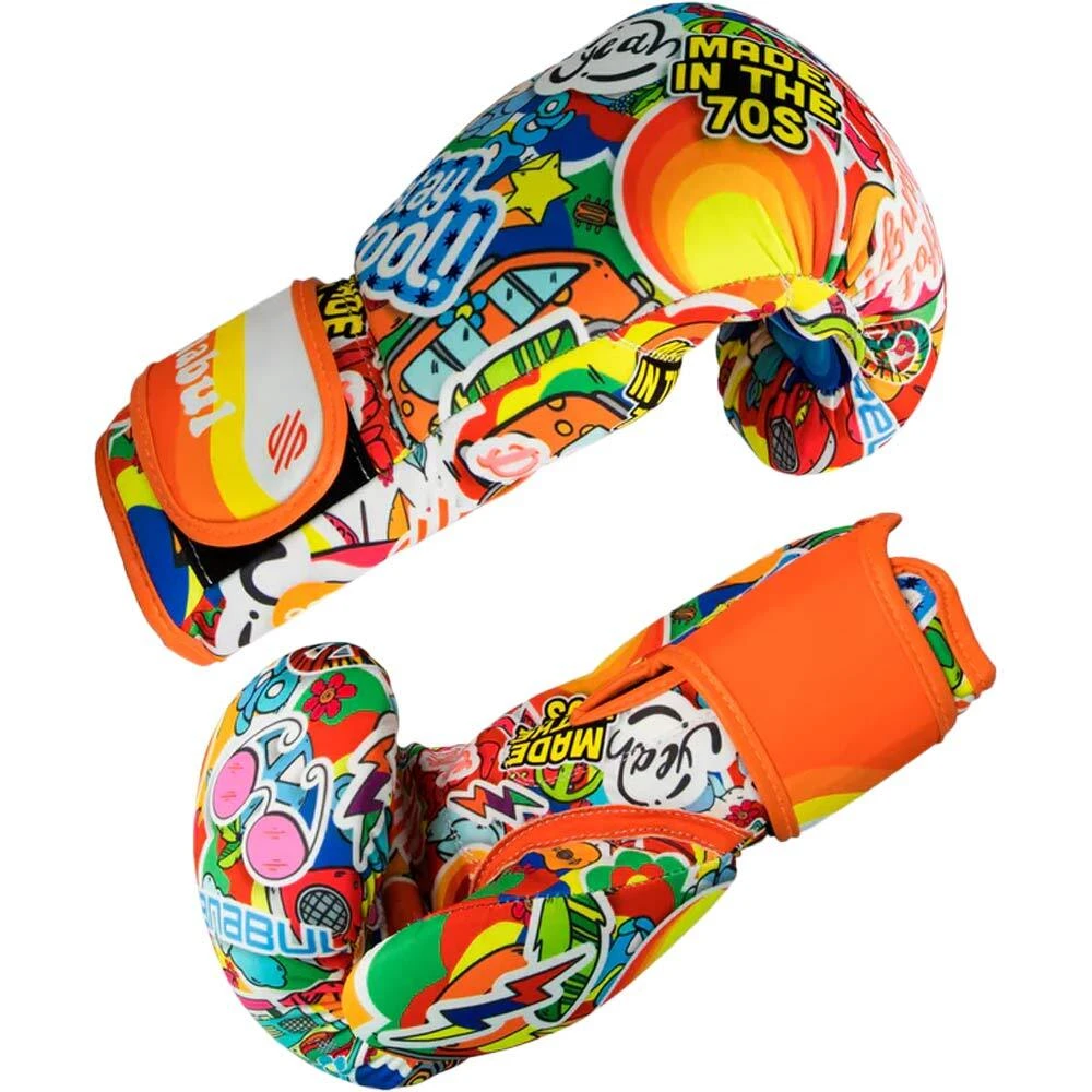 Sanabul Sticker Bombs 70's Kids Boxing Gloves 4 Sanabul Sticker Bombs 70's Kids Boxing Gloves - Image 2