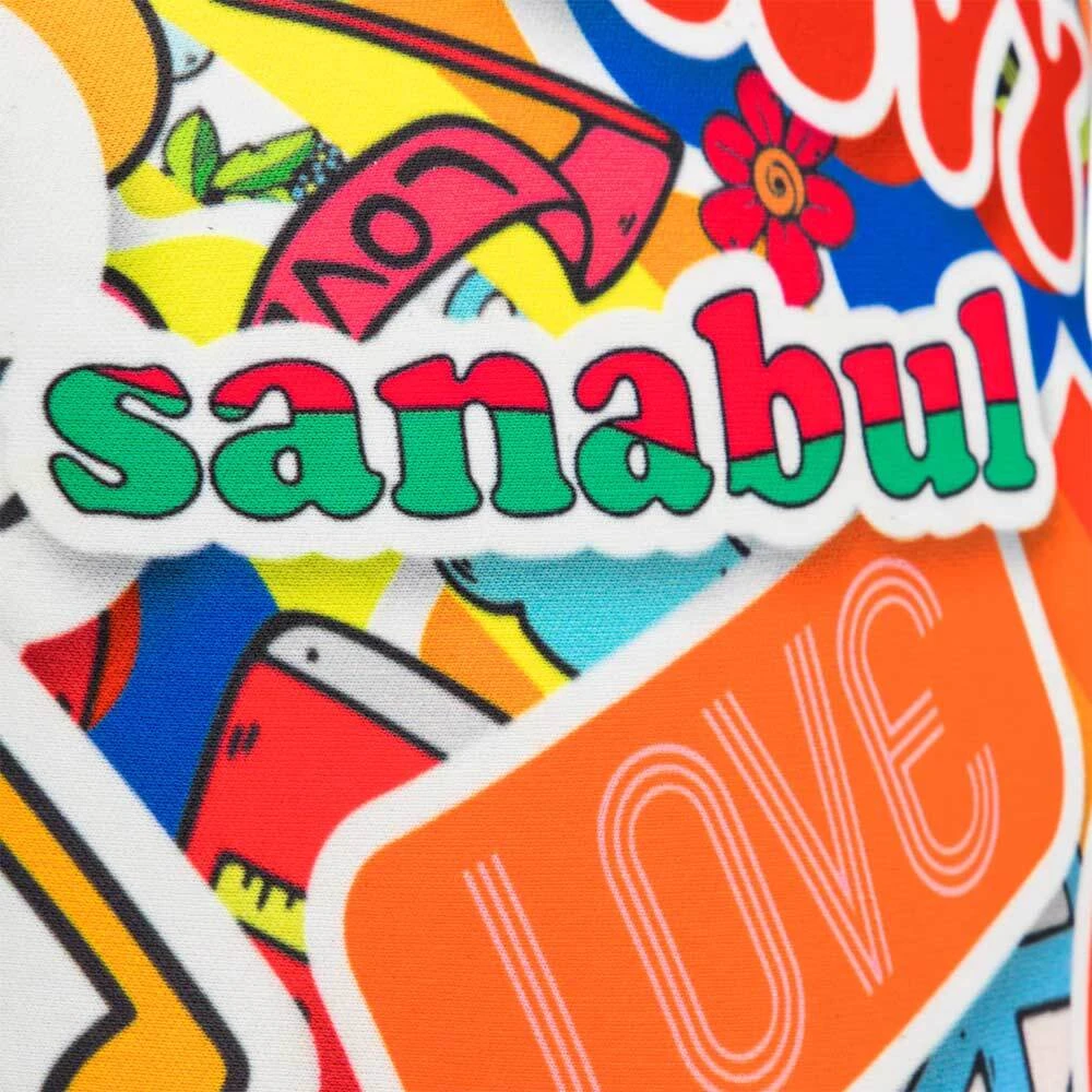Sanabul Sticker Bombs 70's Kids Boxing Gloves 5 Sanabul Sticker Bombs 70's Kids Boxing Gloves - Image 3