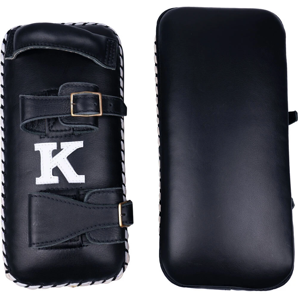 K Muaythai Equipment Classic Double Strap Black Thai Pads 4 K Muaythai Equipment Classic Double Strap Black Thai Pads - Image 2