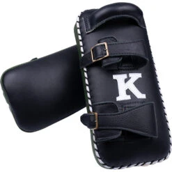 K Muaythai Equipment Classic Double Strap Army Green Thai Pads