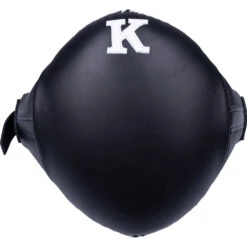 K Muaythai Equipment Classic Large Black Belly Pad