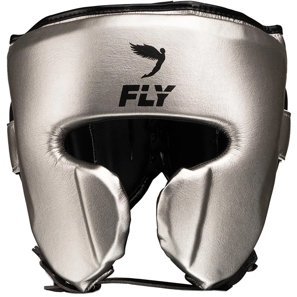 Fly Boxing Knight X Silver/Black Head Gear 3 Fly Boxing Knight X Silver/Black Head Gear