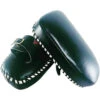Arwut Fight Gear Black/Black Old Skool Black Thai Kick Pads -Boxing Gear Shop KP2 BLK