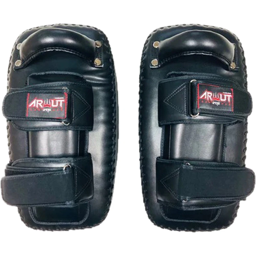 Arwut Fight Gear Black/Black Protector Double Thai Kick Pads 5 Arwut Fight Gear Black/Black Protector Double Thai Kick Pads - Image 3