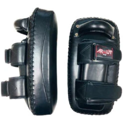 Arwut Fight Gear Black/Black Protector Double Thai Kick Pads 11 Arwut Fight Gear Black/Black Protector Double Thai Kick Pads -Boxing Gear Shop KP4 BKK 4