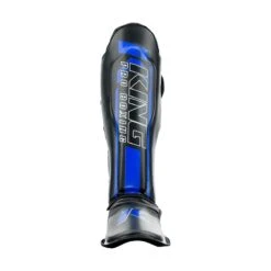 King Pro Elite 2 Black/Blue Shin Guards