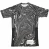 VHTS LE Marble Charcoal Short Sleeve Rash Guard