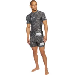 VHTS LE Marble Charcoal Short Sleeve Rash Guard 9 VHTS LE Marble Charcoal Short Sleeve Rash Guard -Boxing Gear Shop MARRG BLK c 2