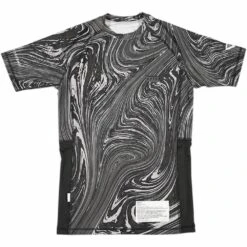 VHTS LE Marble Charcoal Short Sleeve Rash Guard