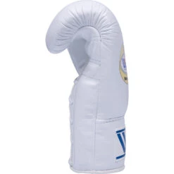 Winning Lace Up White Boxing Gloves - 8oz -Boxing Gear Shop MS 200WHT 4