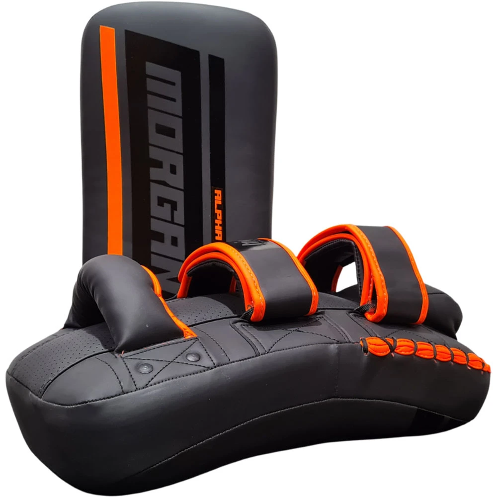 Morgan Sports Alpha Curved Black/Orange Thai Pads 6 Morgan Sports Alpha Curved Black/Orange Thai Pads - Image 4