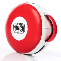 Punch Mexican Fuerte Red/Soft Black/Hard Leather Round Shield