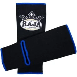 Raja Boxing Black Ankle Guards -Boxing Gear Shop RBANKG BLK 3
