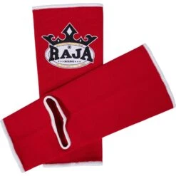 Raja Boxing Red Ankle Guards 9 Raja Boxing Red Ankle Guards -Boxing Gear Shop RBANKG RED 3