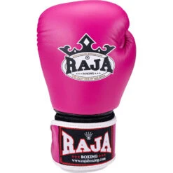 Raja Boxing Standard Pink Velcro Boxing Gloves -Boxing Gear Shop RBGV 1 PNK c 3