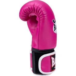Raja Boxing Standard Pink Velcro Boxing Gloves -Boxing Gear Shop RBGV 1 PNK c 4