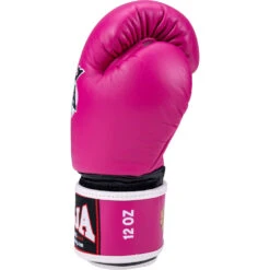 Raja Boxing Standard Pink Velcro Boxing Gloves -Boxing Gear Shop RBGV 1 PNK c 6