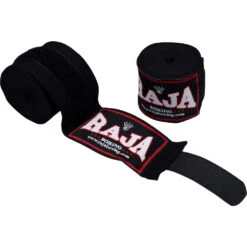 Raja Boxing Black 4.5m Elastic Hand Wraps
