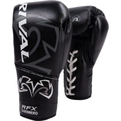 Rival RFX-Guerrero Pro HDE-F Black Fight Gloves -Boxing Gear Shop RFX G HDE F Black c 2