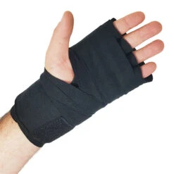 Rival Black 180 Gel Wraps -Boxing Gear Shop RGW Black 180 4