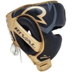 Rival RHG100 Black/Gold Professional Head Gear -Boxing Gear Shop RHG100 Black Gold c 2