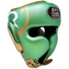 Rival RHG100 Green/Gold Professional Head Gear -Boxing Gear Shop RHG100 Green Gold c