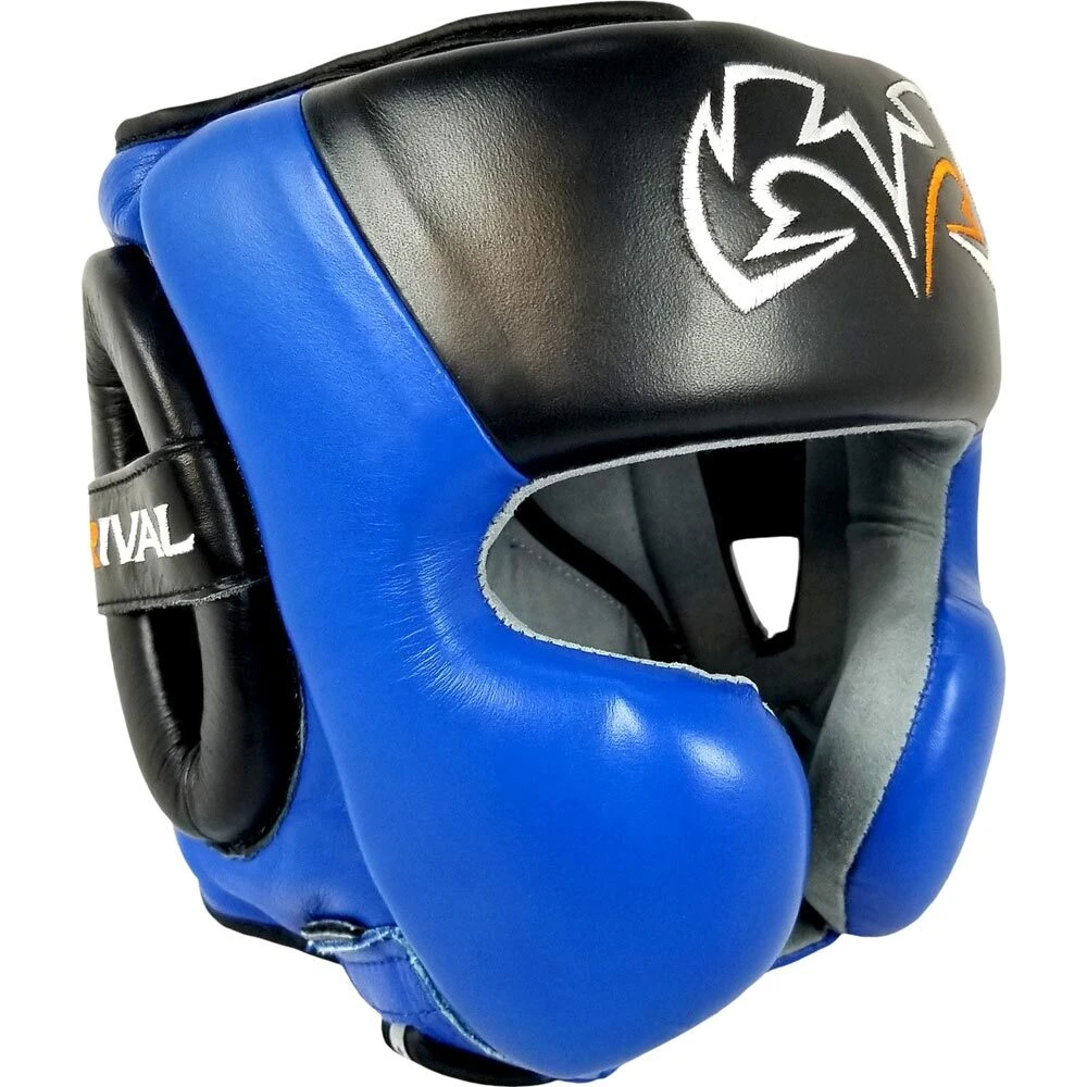 Rival Mexican RHG30 Black/Blue Training Head Gear 3 Rival Mexican RHG30 Black/Blue Training Head Gear