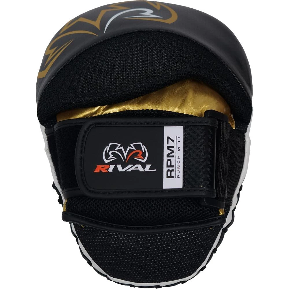 Rival RPM7 Fitness Plus Black/Gold Punch Mitts 9 Rival RPM7 Fitness Plus Black/Gold Punch Mitts - Image 7