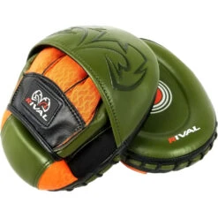 Rival RPM80 Impulse Punch Mitts -Boxing Gear Shop RPM80 Khaki c 2