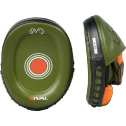 Rival RPM80 Impulse Punch Mitts -Boxing Gear Shop RPM80 Khaki c 3