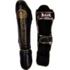 Raja Boxing Black Light Weight Slim Shin Guards -Boxing Gear Shop RSP LS BLK c
