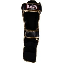 Raja Boxing Black Light Weight Slim Shin Guards -Boxing Gear Shop RSP LS BLK c 2