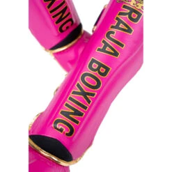 Raja Boxing Pink Light Weight Slim Shin Guards -Boxing Gear Shop RSP LS PNK c 4